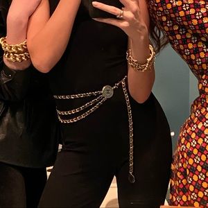 RARE AUTHENTIC CHANEL Runway Chain Belt